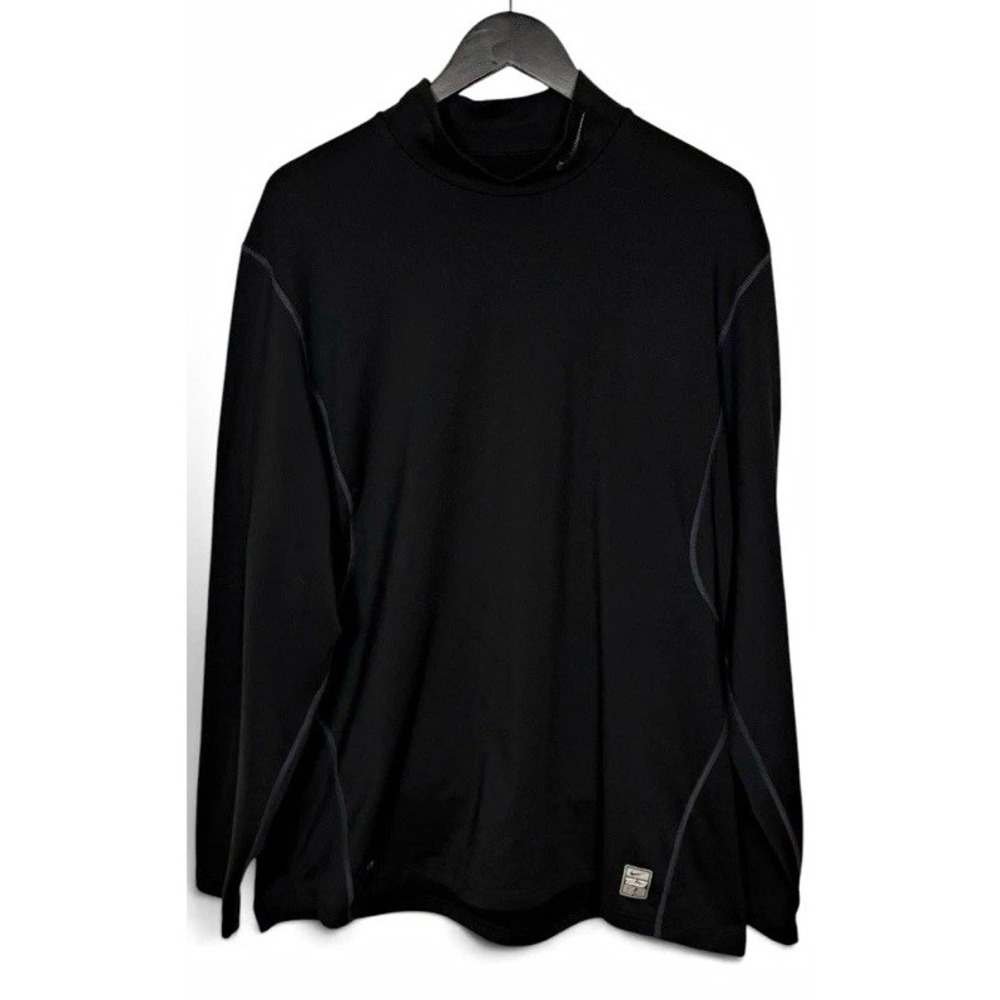 Nike Pro Combat Dri-Fit Fitted Long Sleeve Crew Neck Shirt Men's 2XL Black